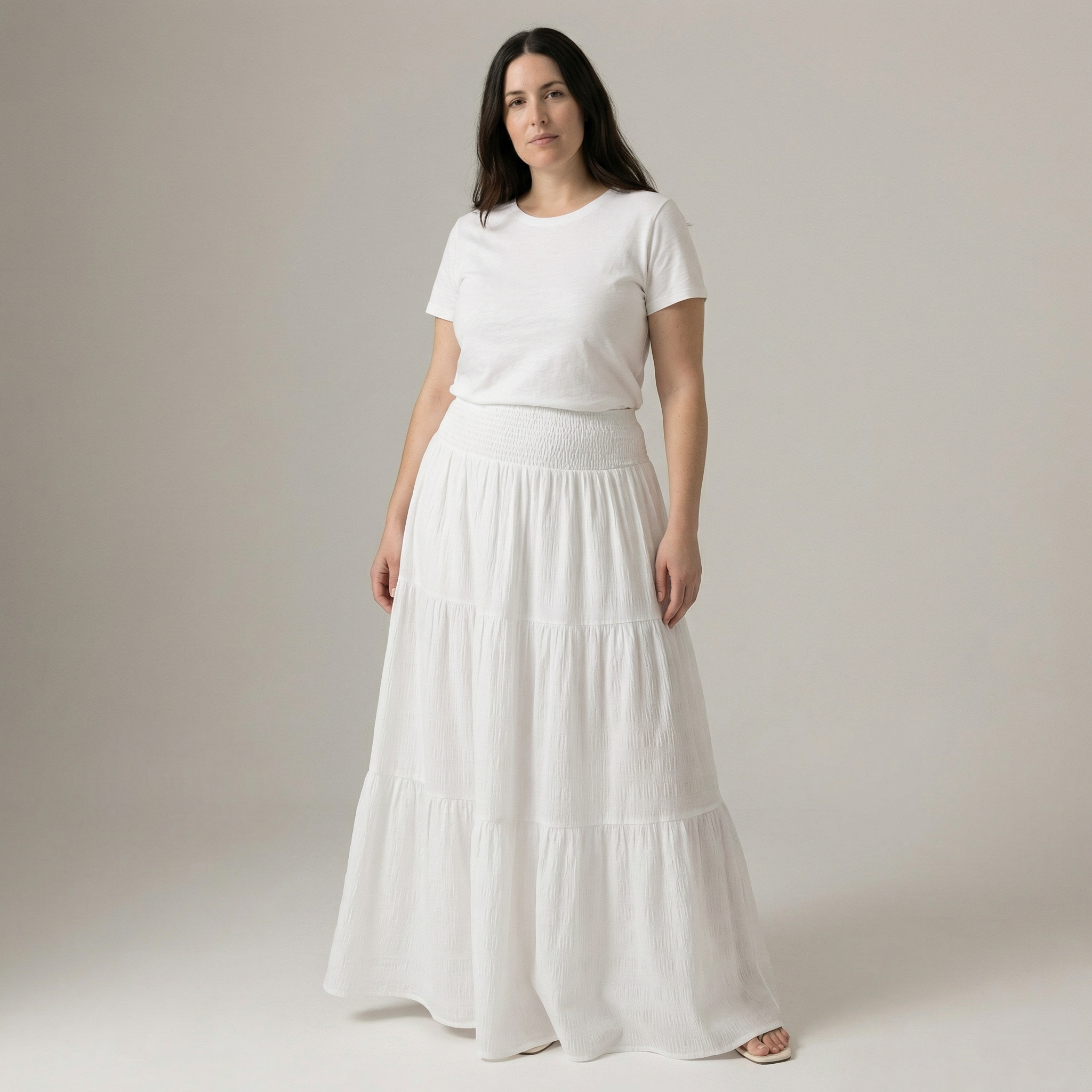 Falda Maxi Fluida Essential – larga, cómoda y con caída natural