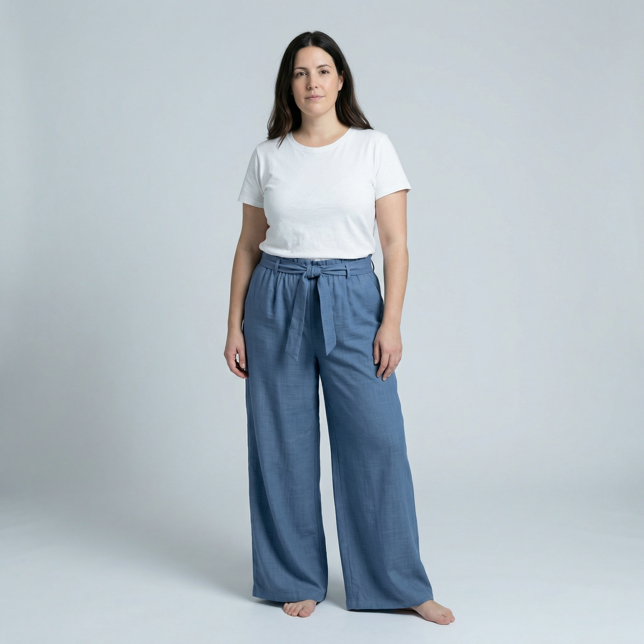 Pantalón Fluido Essential tiro alto – cómodo, ligero y minimalista
