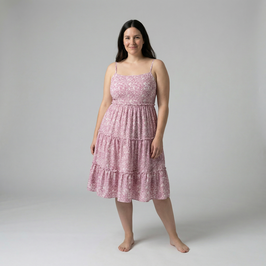 Vestido Brisa Suave midi fluido – ligero, fresco y veraniego